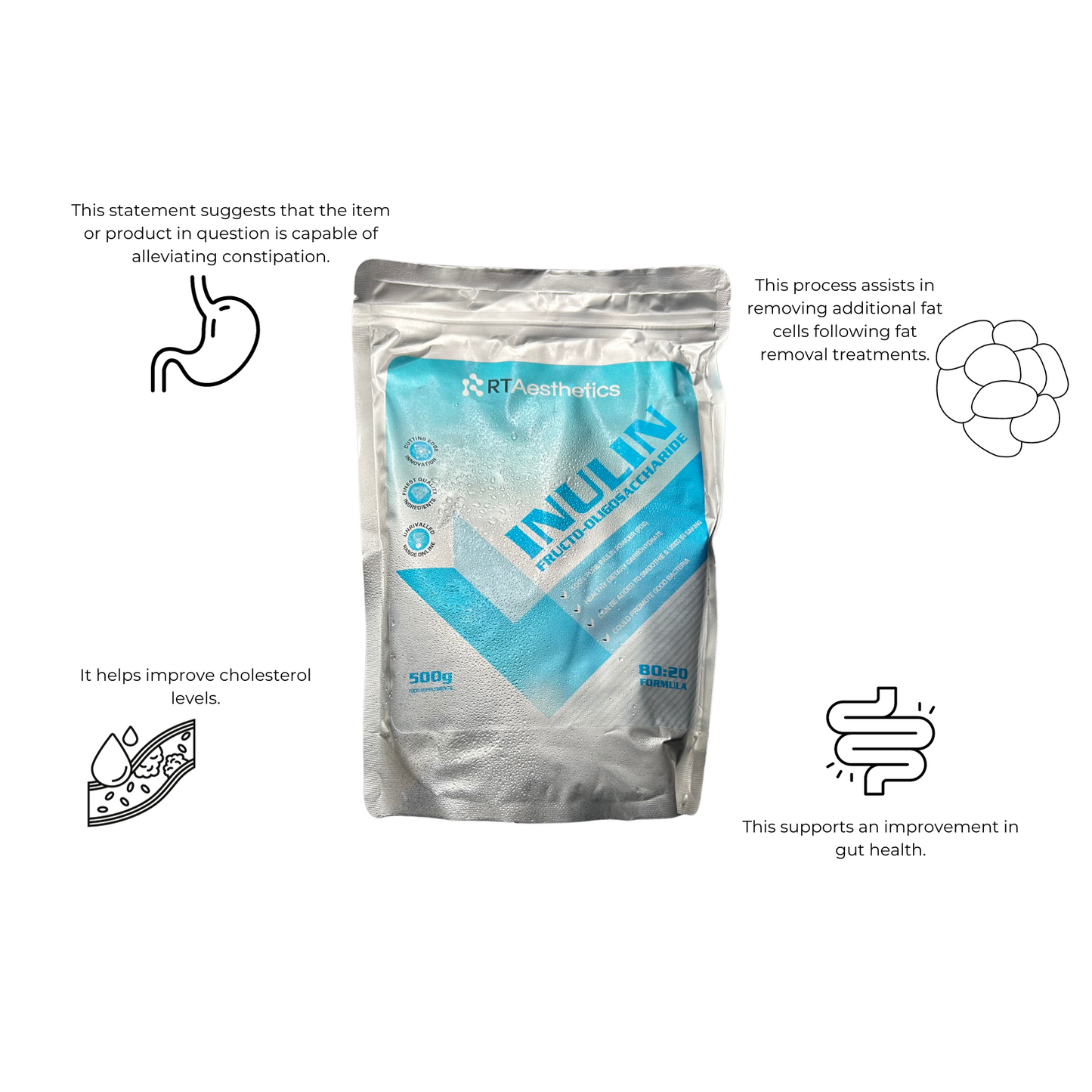 Bag of Inulin (500g) + Weighted Hula-Hoop