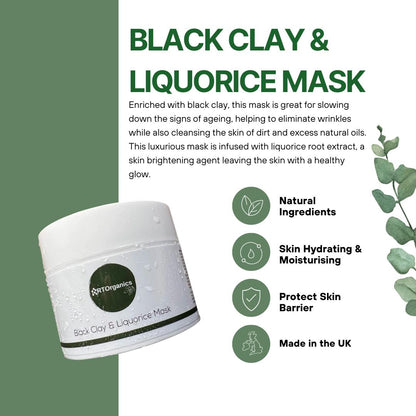 RTOrganics Black Clay & Liquorice Mask