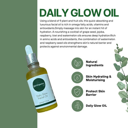 RTOrganics Marula and Daily Glow facial oil set